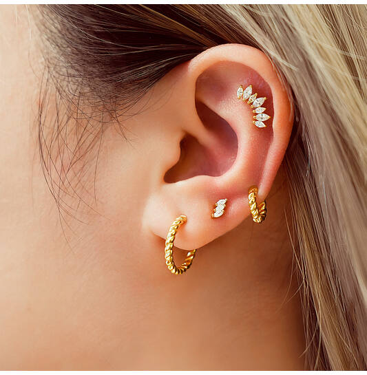  Chill Voyager - Earrings - Silver / 14kt GP